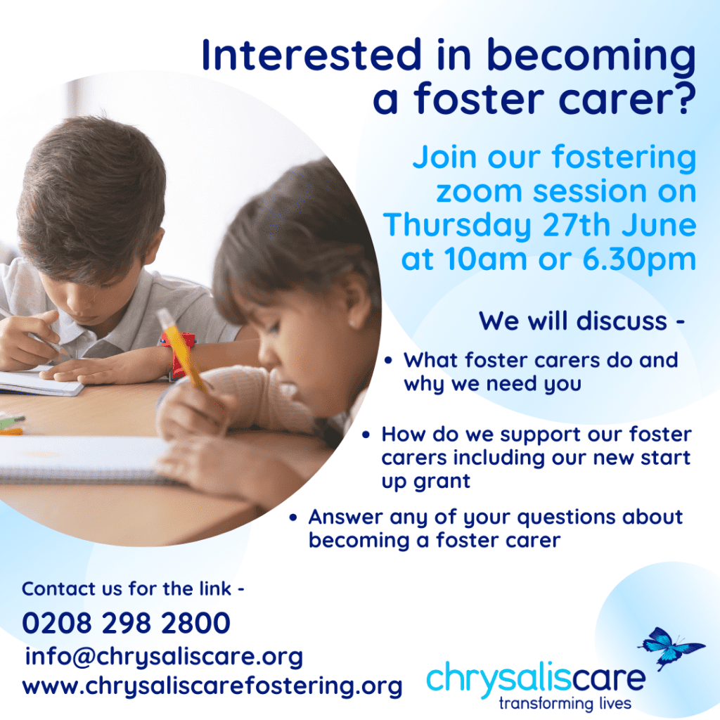 Online fostering information session